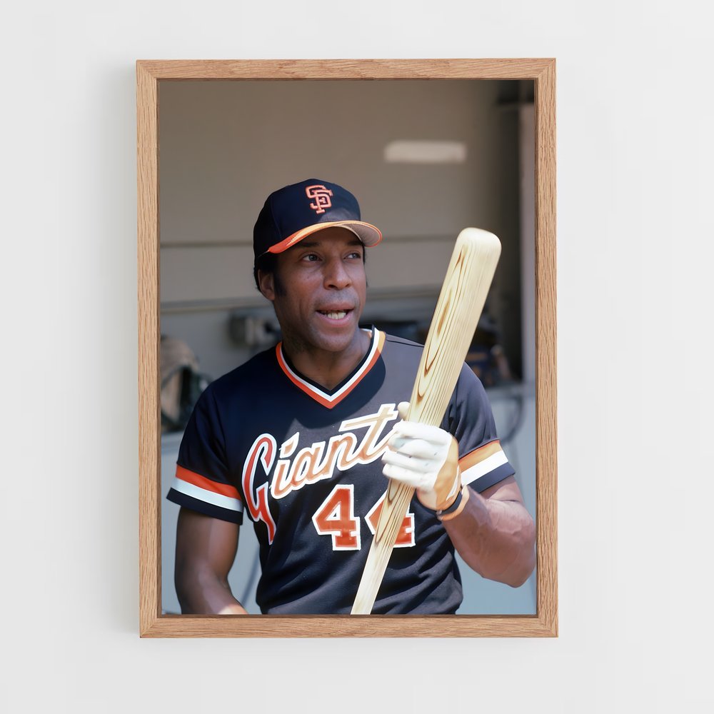 Poster Willie mccovey batte – affiche Baseball (vue 4)
